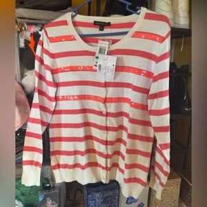 Top Knits NWT cardigan L